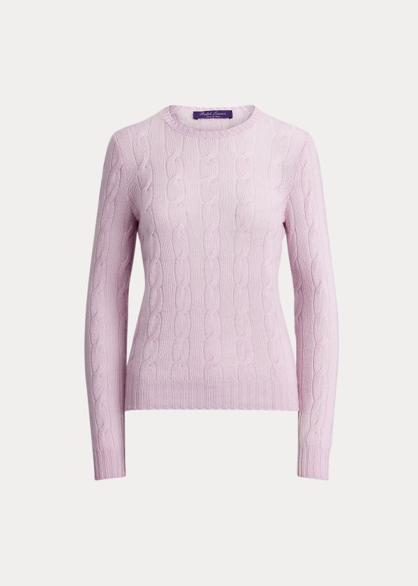 Suéter Ralph Lauren Cable-Knit Cashmere Mulher 26947-MYXB